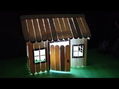 DIY Portable LED Lamp: Build a Handy Fluorescent Light with a 9V Battery & Hot Glue! #led #moonlight