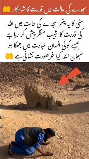 Stone in Prostration Shape#shortvideo #trenbing #islamicvideo #viralvideo #mashallah #ytshorts