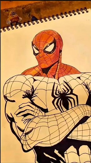 How to Draw Spider-Man Step-by-Step 🕷️ | Easy Sketch Tutorial