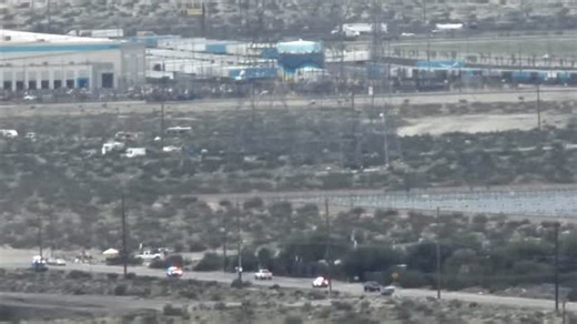 On Tuesday, 12/23/25, around noon, Palm Springs Police Officers @palmspringspd attempted to stop a stolen vehicle. The driver declined the invitation and a pursuit was on. The pursuit made its way into Desert Hot Springs, where the DHSPD drone checked in from above and kept eyes on the vehicle the entire time. When the pursuit ended, the suspect tried the classic foot pursuit, complete with fence jumping and creative route selection. The drone quickly pinpointed the suspect entering a residence 