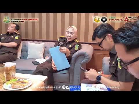 Monitoring dan Evaluasi Pembangunan Zona Integritas Pada Kejaksaan Negeri Sampang