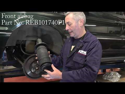 Replacing the suspension airbag springs on a Range Rover P38