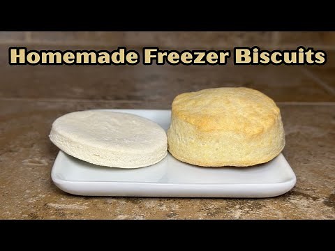 Easy Homemade Freezer Biscuits Using 2 Ingredients!