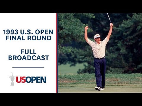 1993 U.S. Open (Final Round): Lee Janzen Goes Low at Baltusrol Golf Club | Full Broadcast