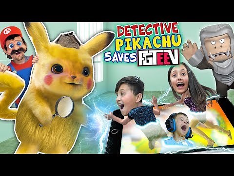 Detective Pikachu saves FGTEEV (Ape Chase Gameplay / Skit)