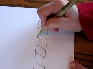 coil tangle for zentangle