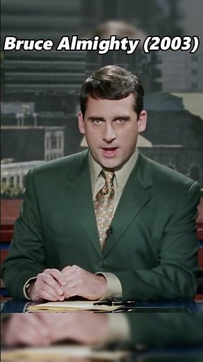 Steve Carell’s Hilarious News Report Fail! 😂 | Bruce Almighty (2003) | Jim Carrey vs. Steve Carell