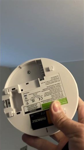 smoke detector dome install #electrician #electrical travel #londoners #food