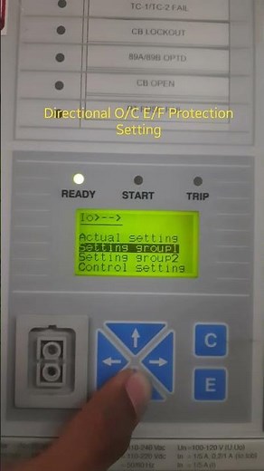 Directional O/C & E/F Protection Setting in ABB REX521 Relay | Numerical relay