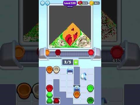 Sand Loop - Level 520 - Super Hard (with Power Up 😔) #impossiblepuzzle