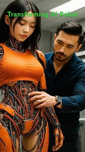 The Squid Game Robot Woke Up During Repair 😳 #squidgame2 #futuristic #robot #animation #technology