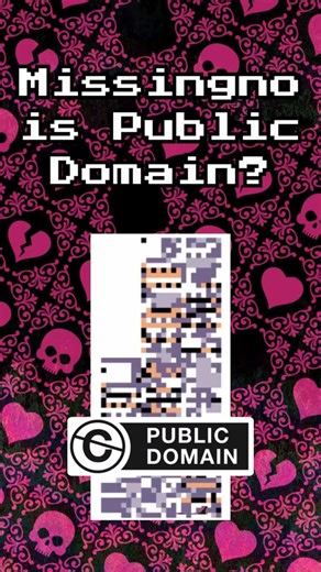 MissingNo is Public Domain?! #fypシ #vtuber #pokemon #glitches #missingno #informative #publicdomain