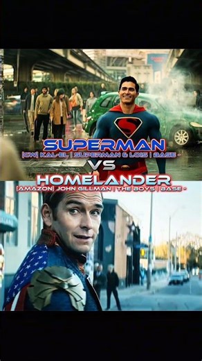 CW Superman vs Homelander | #edit #vs #series #shorts #fyp #4k #foryou #dc #movie #amazon #theboys