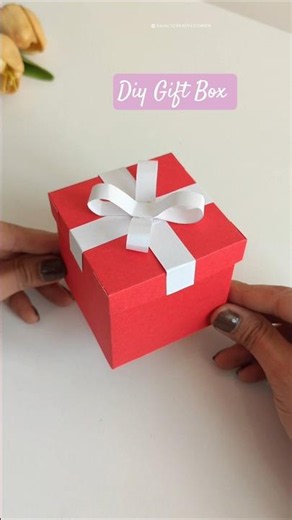 Make Your OWN AMAZING Paper Gift Box Easily!
