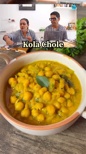 Kola Chole recipe saraswat style by Ashwini kalsekar #curlytales #cholerecipe #pumpkinrecipe #short