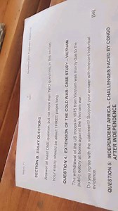 Question 4: Extension of the Cold War: Case Study - VietnamTh... | Filo