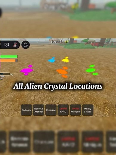 All Alien Crystal Locations In Roblox Survive The Apocalypse #roblox #survivetheapocalypse #location