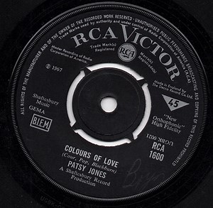 Patsy Jones - Colours Of Love