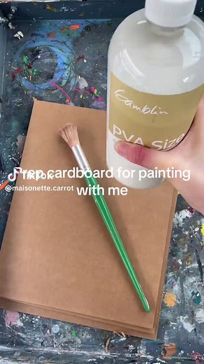 Painting Prep: Step-by-Step Guide to Cardboard Art