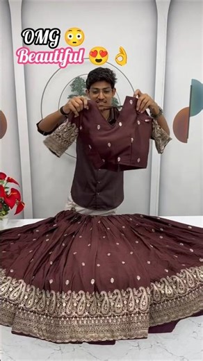 OMG 😳 Very Beautiful Lehenga Design || Trending Lehenga || Lehenga Manufacturer #shorts