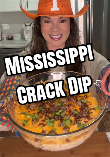 Mississippi Crack Dip is Recipe 31 and the FINAL recipe in my August Tailgate Series! 🎉 Of course I had to end the month with the recipe that went VIRAL and y’all LOVED — my Mississippi Crack Dip! 🤤 Creamy, cheesy, loaded with flavor, and dangerously easy to keep going back for “just one more bite.” Thank y’all SO much for following along with all 31 tailgate recipes this month! Now it’s officially time for football season! GBO 🏈🍊 What was your favorite recipe of my tailgate series? #Mississ