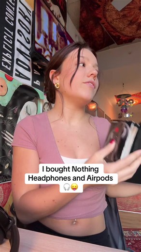 Airpods r SO GOOD & the headphones r a little uncomfortable around the ears but still more comfortable than the air maxes #nothingheadphones @Nothing #airpods #headphones #unboxing #college