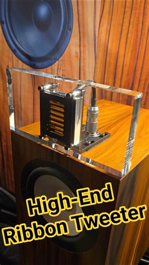 High-End Ribbon Tweeter SPEAKER Top Construction AMT Bookshelf SPEAKERS QUALIO AUDIO