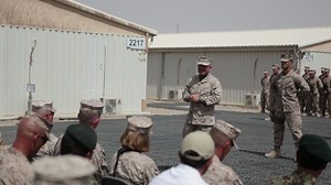 Col. Renforth's Casing of the Colors Ceremony Speech
