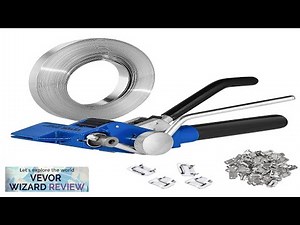 VEVOR Banding Strapping Kit with Strapping Tensioner Tool 100 ft Length 304 Review