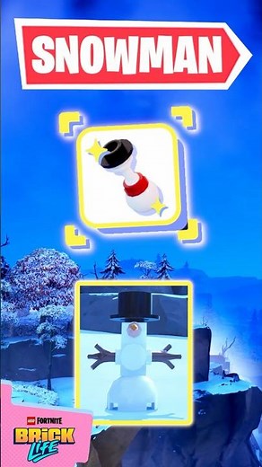 How to Become a Snowman in Brick Life #legofortnite