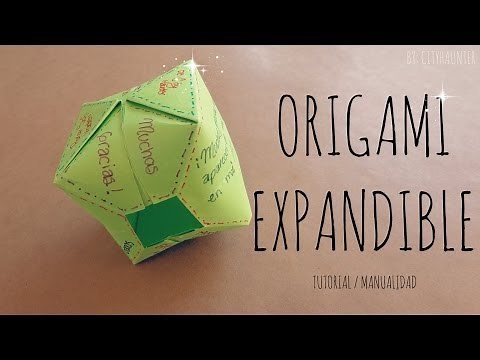 ► DIY- Make an INFLATABLE PAPER CUBE ◄