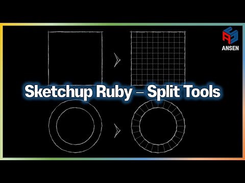 스케치업 루비(Sketchup Ruby)_Split Tools(분할 도구)