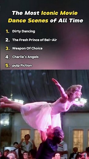 The Most Iconic Movie Dance Scenes of All Time #13GoingOn30 #JohnTravolta #AlfonsoRibeiro #Dance