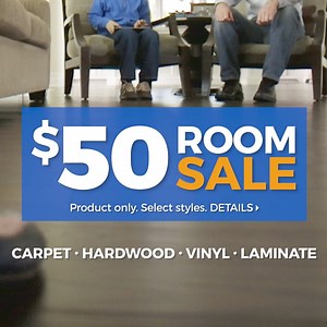 Empire Today’s $50 Room Sale! Buy 1 room, and it’s $50 for Carpet, Hardwood, Vinyl, or Laminate in each additional room – no limit. 🔹 Signature Shop-at-Home Service 🔹 Top-Quality, Name-Brand Products 🔹 All-Inclusive Price Estimate with No Hidden Fees 🔹 Low Price Guarantee 🔹 Special Financing Available 🔹 Professional, Custom Installation Book A FREE Estimate Online Now - https://empire.today/3sWxVOe | Empire Today