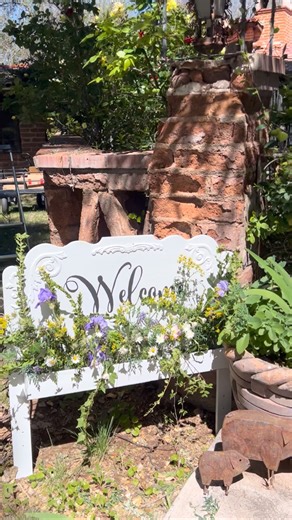 Agua Linda Farm, Weddings on Instagram: "The most DREAMY bridal shower! Our front courtyard is PERFECT for a daytime tea party - especially in mid April - mid May when flowers are blooming! A splashing fountain, adobe walls and greenery are the backdrop. Decor? 🫖 All the fine china tea cups, saucers, plates, tea pots, tiered stands, water goblets and champagne flutes are part of Agua Linda Farm’s rental options 🌸 Additional decor from Agua Linda also included; photo/gift opening backdrop, vint
