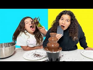 CHOCOLATE FONDUE CHALLENGE!