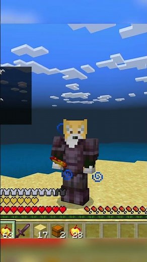 Turn a Golden Apple into an Enchanted Apple Minecraft Bedrock #minecrafttutorial #minecraftshorts