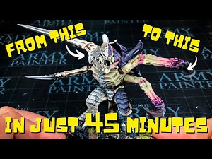 The Slapchop Painting Technique Speedpainting 10th Edition Tyranids