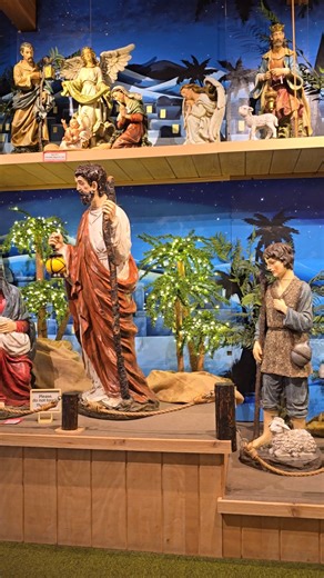 8.9K views · 305 reactions | We love to tell the story! A wide array of beautifully detailed Nativity scenes welcome guests to Bronner's west entrance. | Bronner's CHRISTmas Wonderland | Facebook