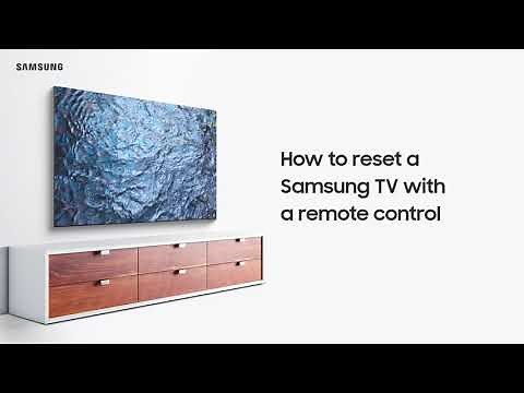 How to reset a Samsung TV with a Remote control