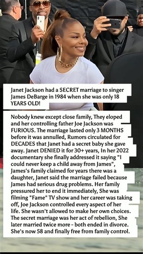 Janet Jackson's Secret Marriage at 18
