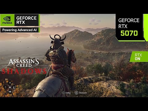 Assassin’s Creed Shadows | RTX 5070 4K, 1440p, 1080p DLSS 4 Multi Frame Generation | PC Performance