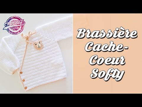 Softy Crochet Wrap Bra Tutorial | Baby layette