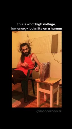 DontLookBack.AI on Instagram: "A Van de Graaff generator looks terrifying because the voltage is enormous, but the sparks usually carry very little total energy. That is why it can sting and startle without causing real harm in normal demo conditions. In this clip, unwrapping foil triggers a sudden discharge because the charge builds up and then jumps to the easiest path the moment the foil shifts. The zap tends to travel along the surface of your skin and concentrate at sharp points like finger