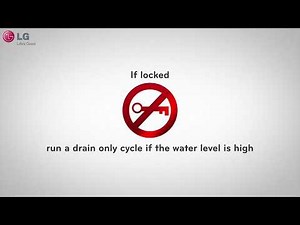 LG Washer - Recovering From A Locked Washer (2018 Update)