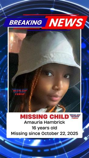 🚨🚨 MISSING TEEN ALERT! 🚨🚨 Amauria Hambrick, a 16-year-old girl from Conley, Georgia, has been missing since October 22, 2025. Both available photos shown are of Amauria. She may still be in the local area or could have traveled to nearby counties. Her family and community are deeply worried and continue to hope for her safe return. Anyone with information that could assist in locating her is urged to contact the DeKalb County Sheriff’s Office at 1-404-294-2911. NCMEC Case: 2066459. #missingp