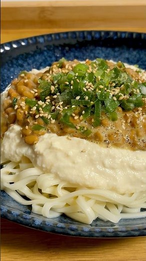 レンジで作れるクリーミー納豆うどんが簡単ヘルシーで何もしたくない日に最高でした #簡単レシピ #料理 #ズボラ飯 #時短レシピ #自炊 #ヘルシー #ダイエット #豆腐 #うどん #おつかれ飯