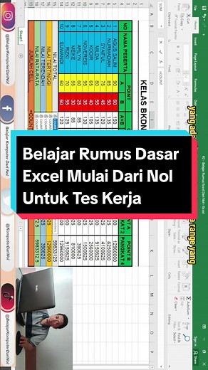 Belajar Rumus Excel Dasar Untuk Tes Kerja