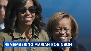 Celebrating the Life and Legacy of Marian Robinson, the beloved and beautiful Mother of Former First Lady and Chicago native @MichelleObama She made history as the first African American Grandmother-in-Chief at The White House. Elegance, Kindness and Grace💜💜 She was a blessing to her family and a symbol of hope and inspiration 🙏🏽 She was always gracious when I covered stories at The White House! Rest in Power Mrs. Robinson, you've earned your rest dutiful servant. This country is #Grateful f