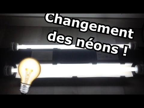 Tuto : Changer des néons d'aquarium